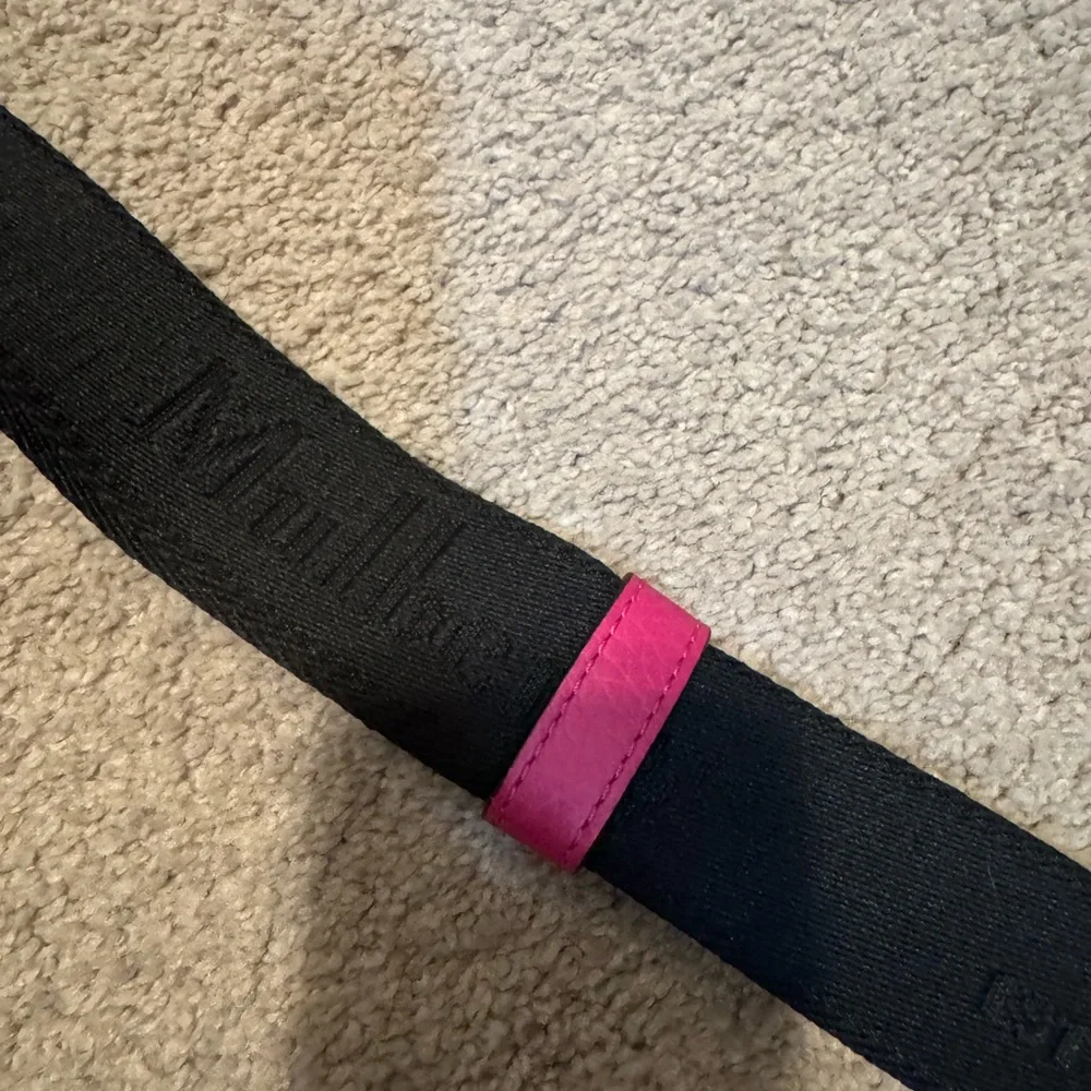 Mulberry Pink Crossbody Bag with Black Strap - Picture 6 of 8